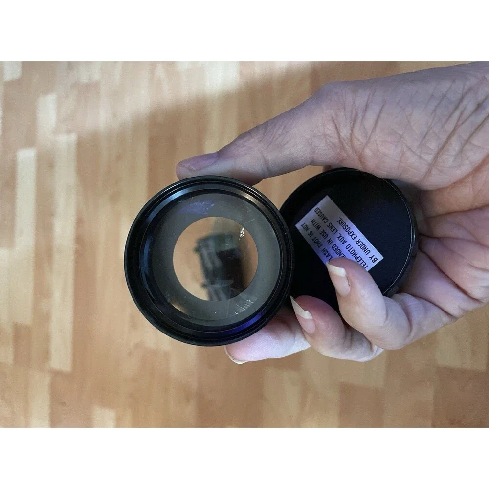Vtg Kalimar Auxiliary Lens Set - Wide Angle & Telephoto w/ Viewfinders & Case